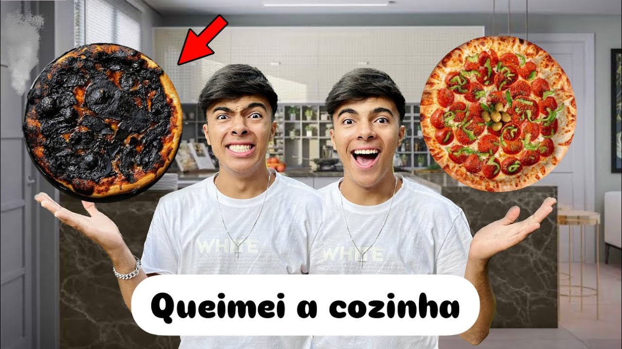 COZINHEI DE MADRUGADA E QUEIMEI TODA A COZINHA!😨 *Estevão Filipe - na cozinha