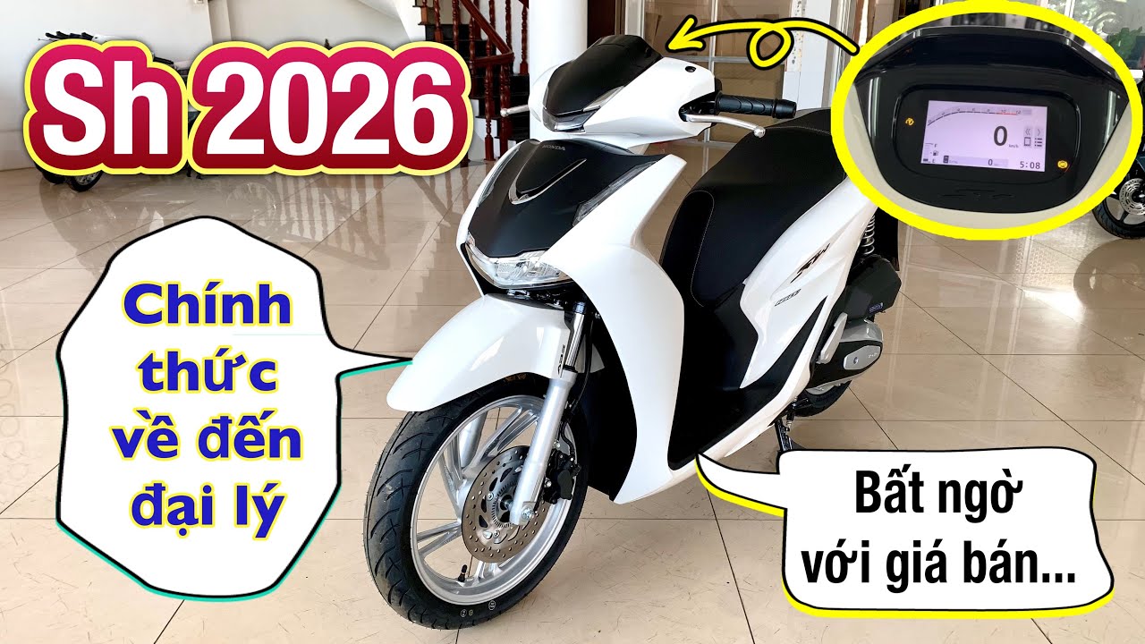 Sh 2026 chính thức về đến đại lý | Review chi tiết + Giá bán + Trả góp #sh2026 #sh125 #sh160