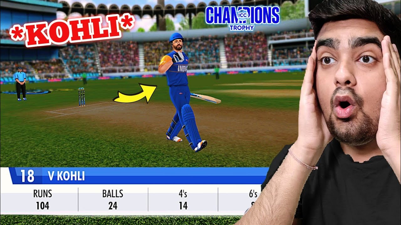 VIRAT KOHLI 104(24)* IND Vs PAK CHAMPIONS TROPHY WCC3