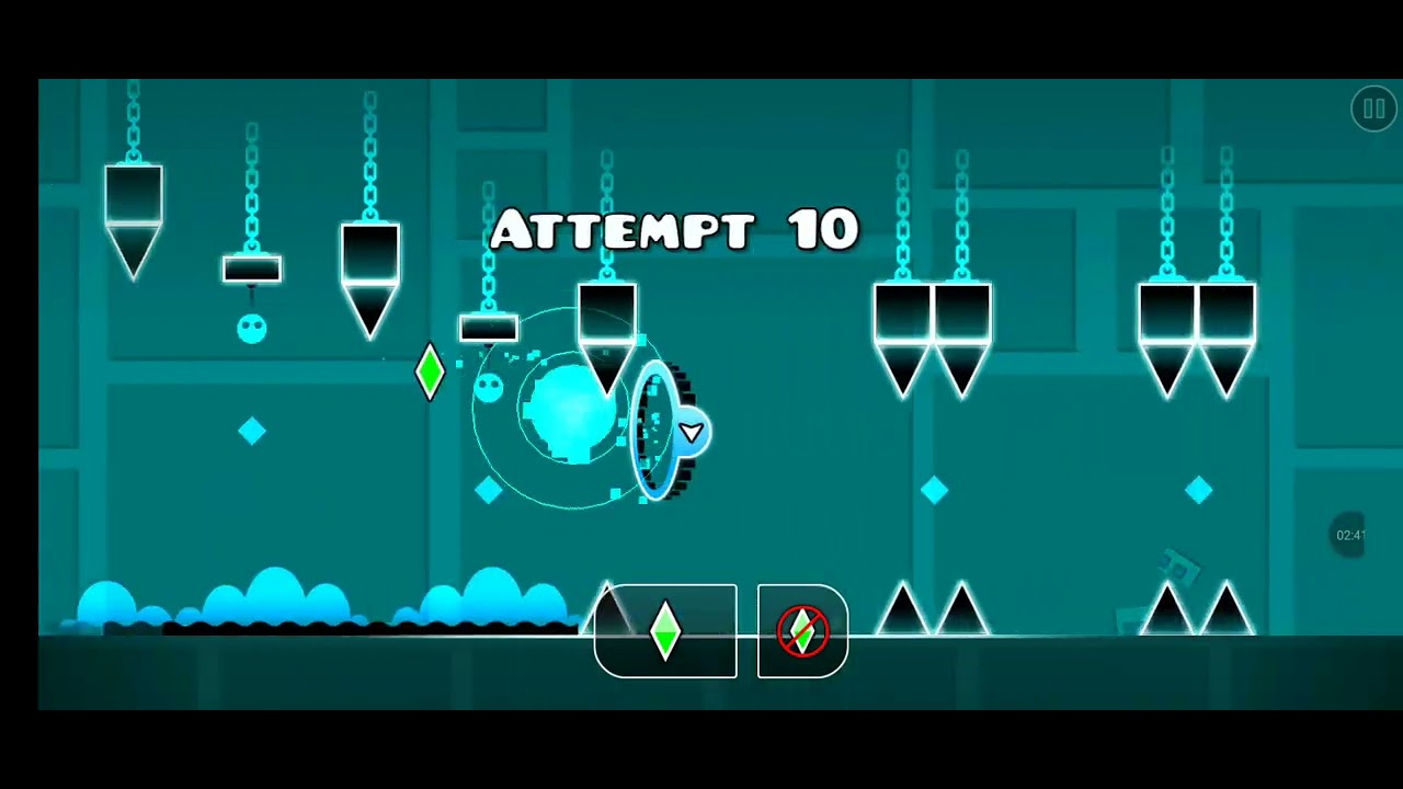 Estoy jugando Geometry Dash ahora estoy aprendiendo a jugar 😼😼😼