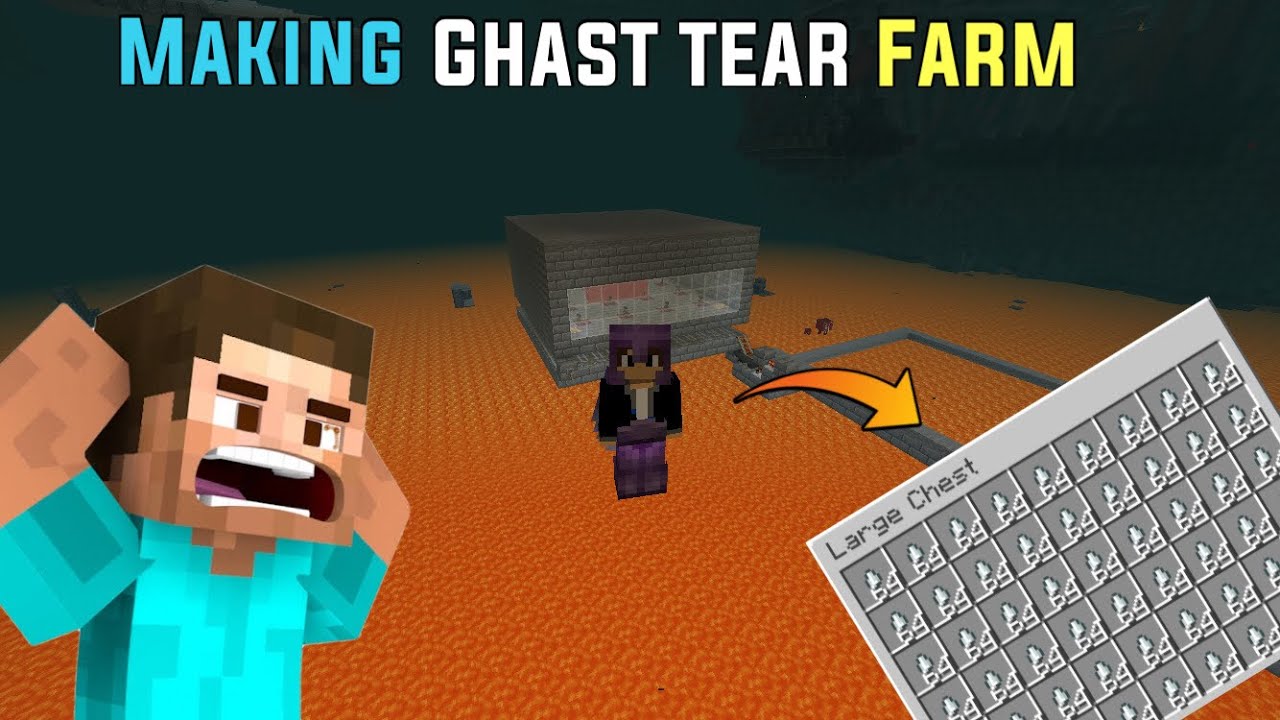 😱MAKING GHAST TEAR FARM IN Minecraft | #23 |
