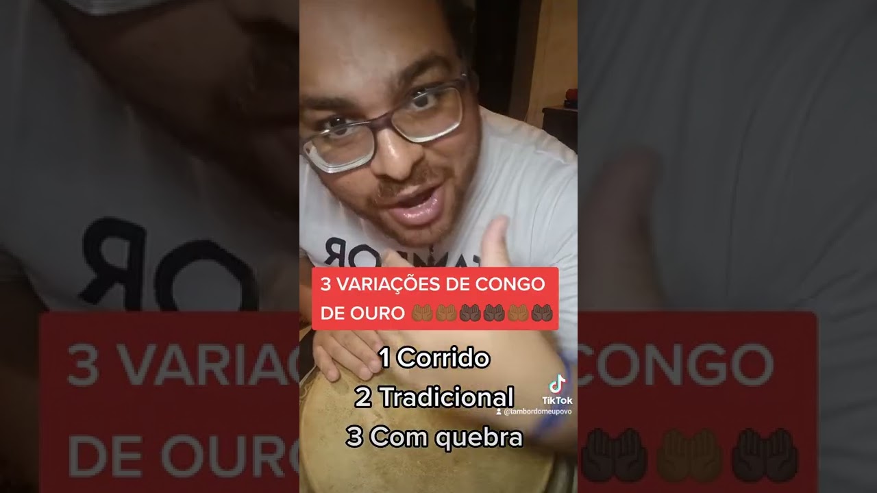 3 VARIA&Ccedil;&Otilde;ES DE CONGO DE OURO - TOQUES ATABAQUE - APRENDA COMO TOCAR CONGO DE OURO | Ogan Patrik