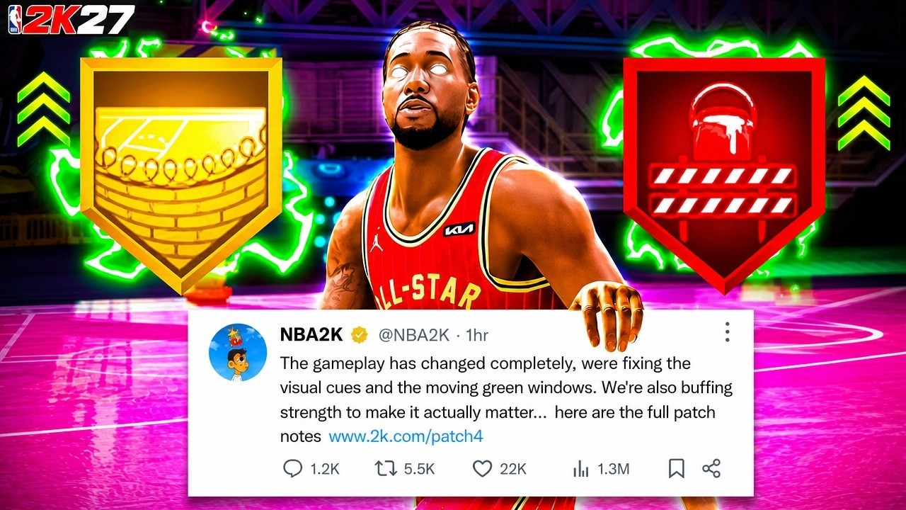NBA 2K27 JUST GOT A HUGE PATCH NOTES UPDATE&hellip; RNG SHOOTING GREEN WINDOWS CHANGED! 😱