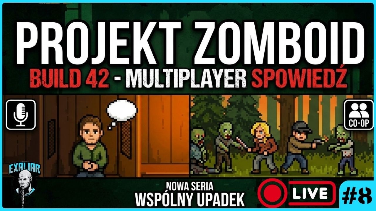 Budowa Twierdzy w Dziczy! | #8 Project Zomboid: Multi | GAMEPLAY PL LIVE