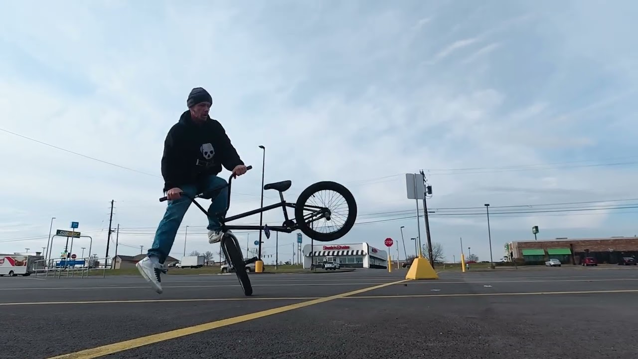 Killing time in the Walmart parking lot 