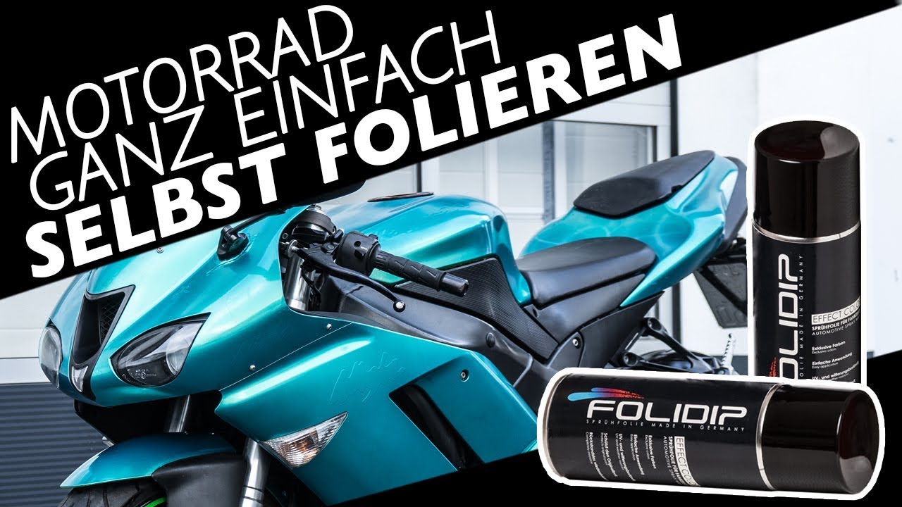 Spr&uuml;hfolie f&uuml;r Motorr&auml;der  l  Anwendung & Tutorial zum spr&uuml;hfolieren von Motorr&auml;dern FOLIDIP