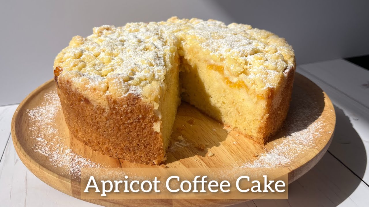 Apricot Coffee Cake 🍰 كافى كيك زردآلو
