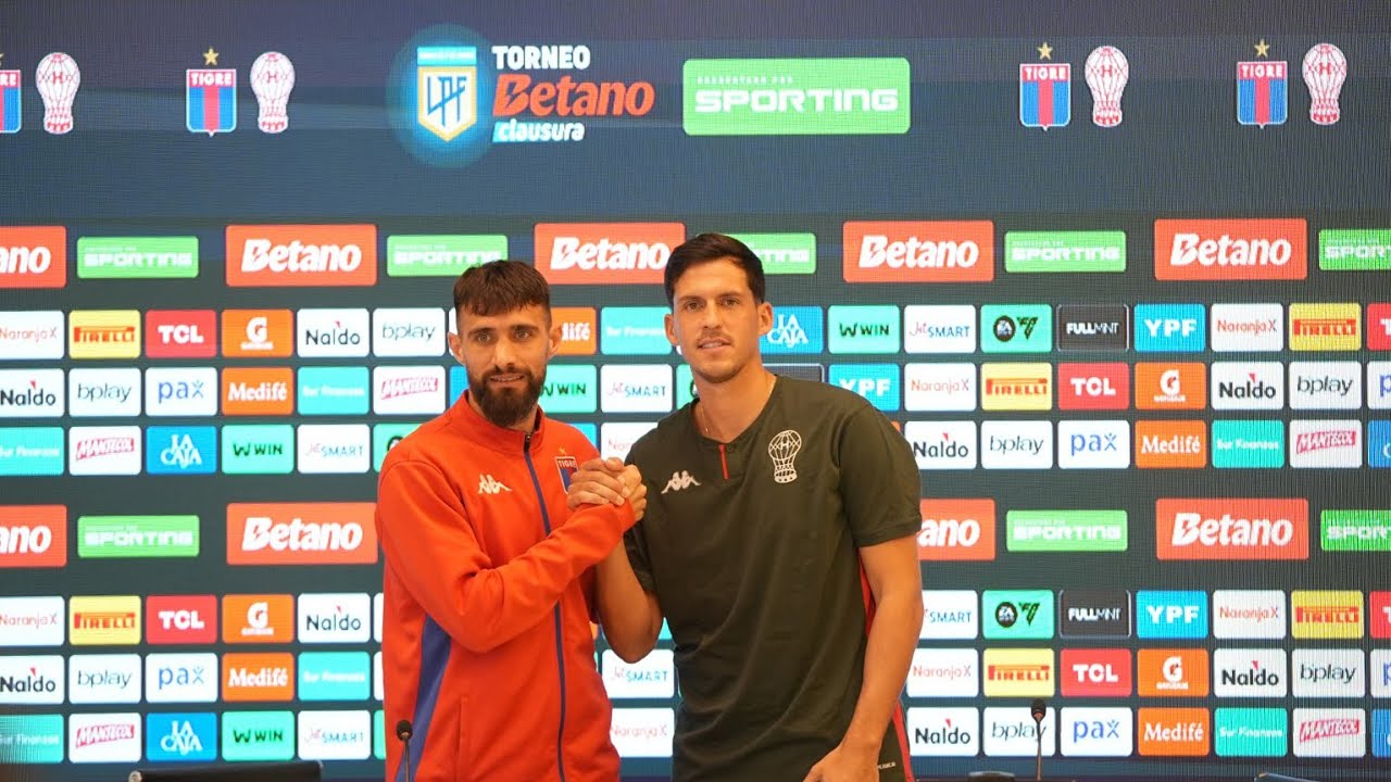 #ConferenciaLPF | Joaquín Laso y Nehuén Paz anticipan #Tigre - #Huracán