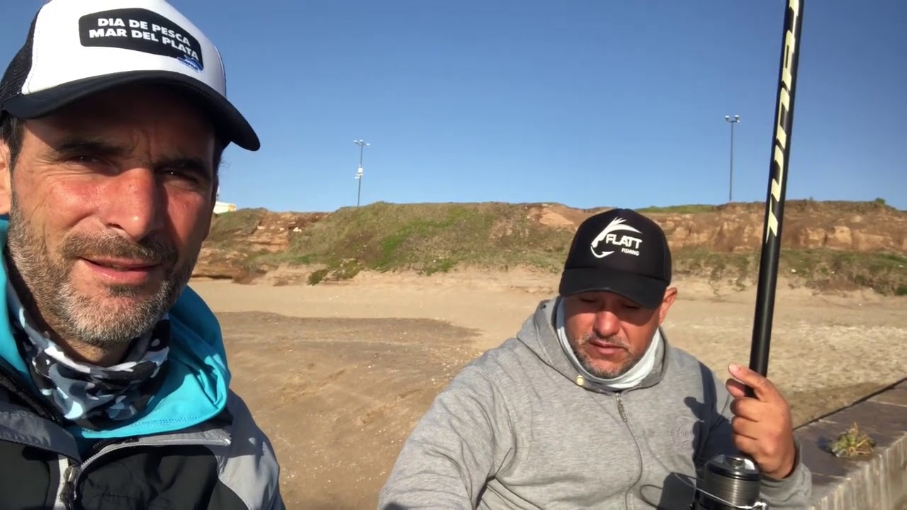 Un día de pesca en mar del plata con...Nazareno Cajal