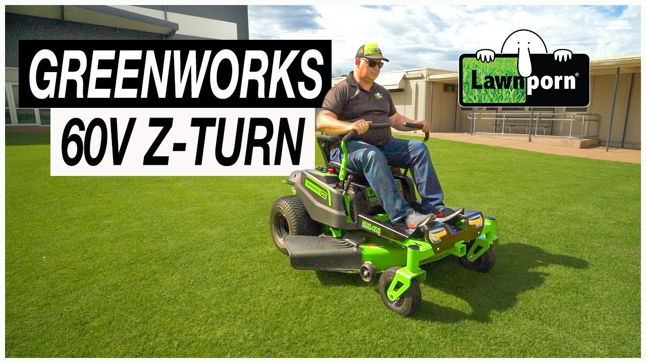 Greenworks 60V Z Turn Ride On Mower:  ABSOLUTE BEAST!!