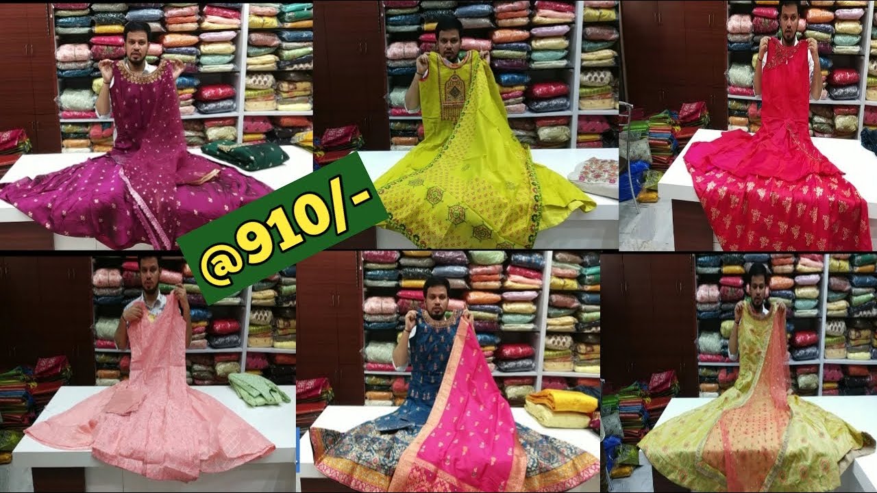 #Hyderabad Latest Readymade Partywear Dresses Collection with Wholesale Prices || Long Gowns