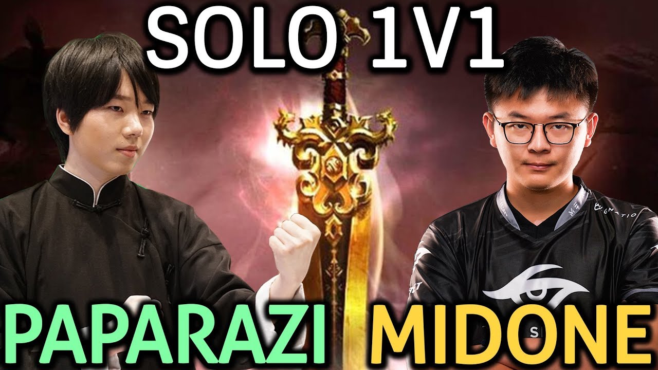PAPARAZI vs MidOne | Solo 1v1 Shadow Fiend - DAC 2018 Dota 2