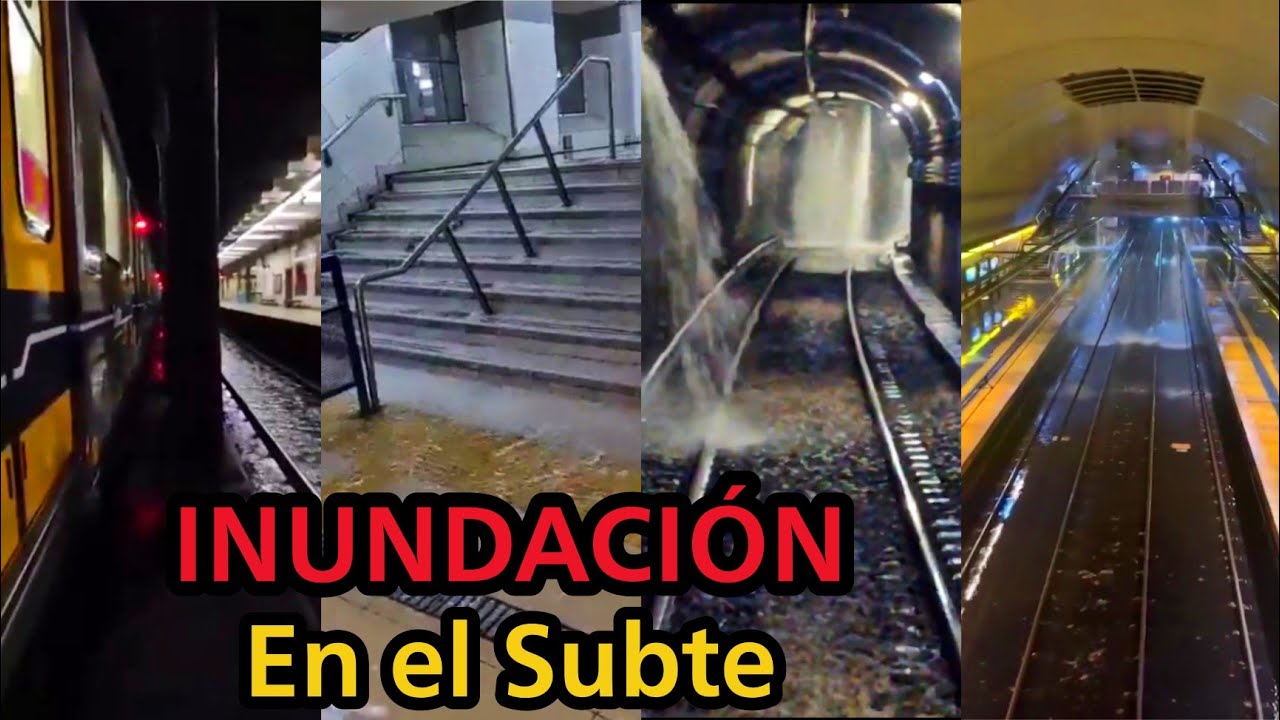 Increible INUNDACIÓN en EL SUBTE y en La Ciudad