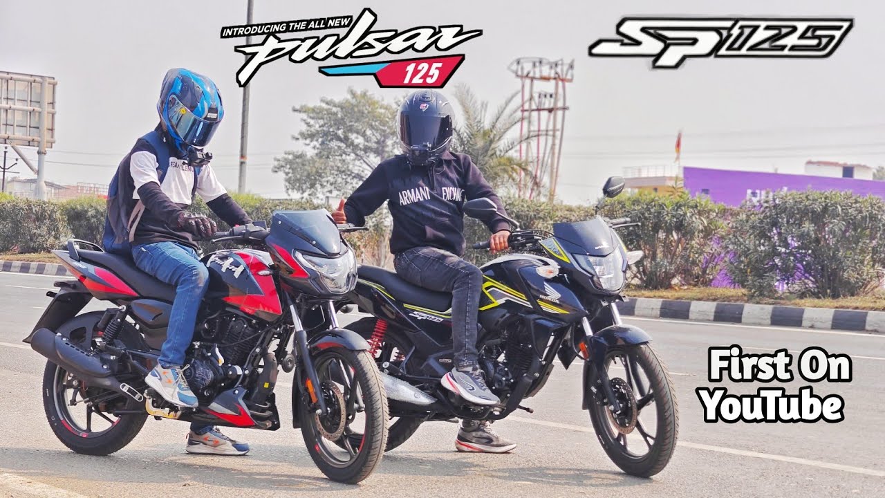 Bajaj Pulsar 125 Vs Honda SP 125 | Drag Race | First On YouTube !