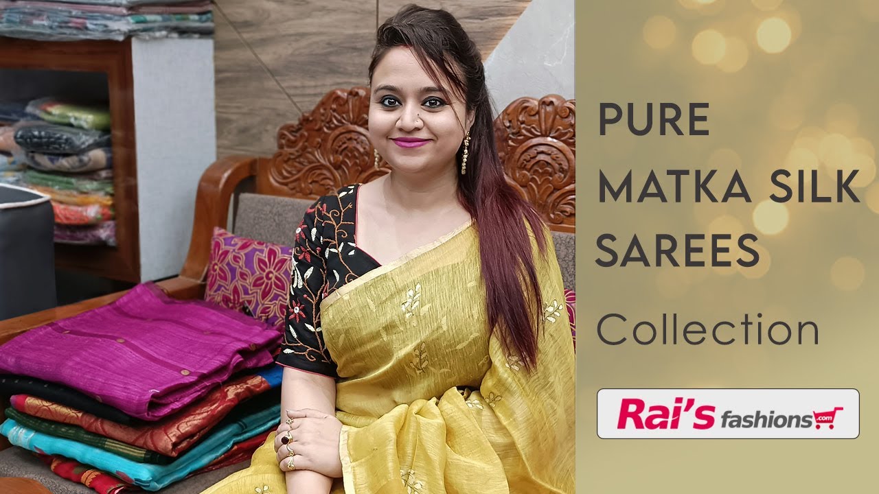 Pure Matka Silk Sarees Collection (19CRR)