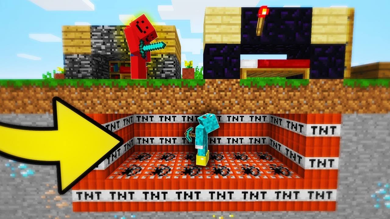 MÁŠ 20 MINUT NA TO, ABY SES SE ZACHRÁNIL V MINECRAFTU!!!! 2 VS 2 - Mega TNT Challenge 2. díl