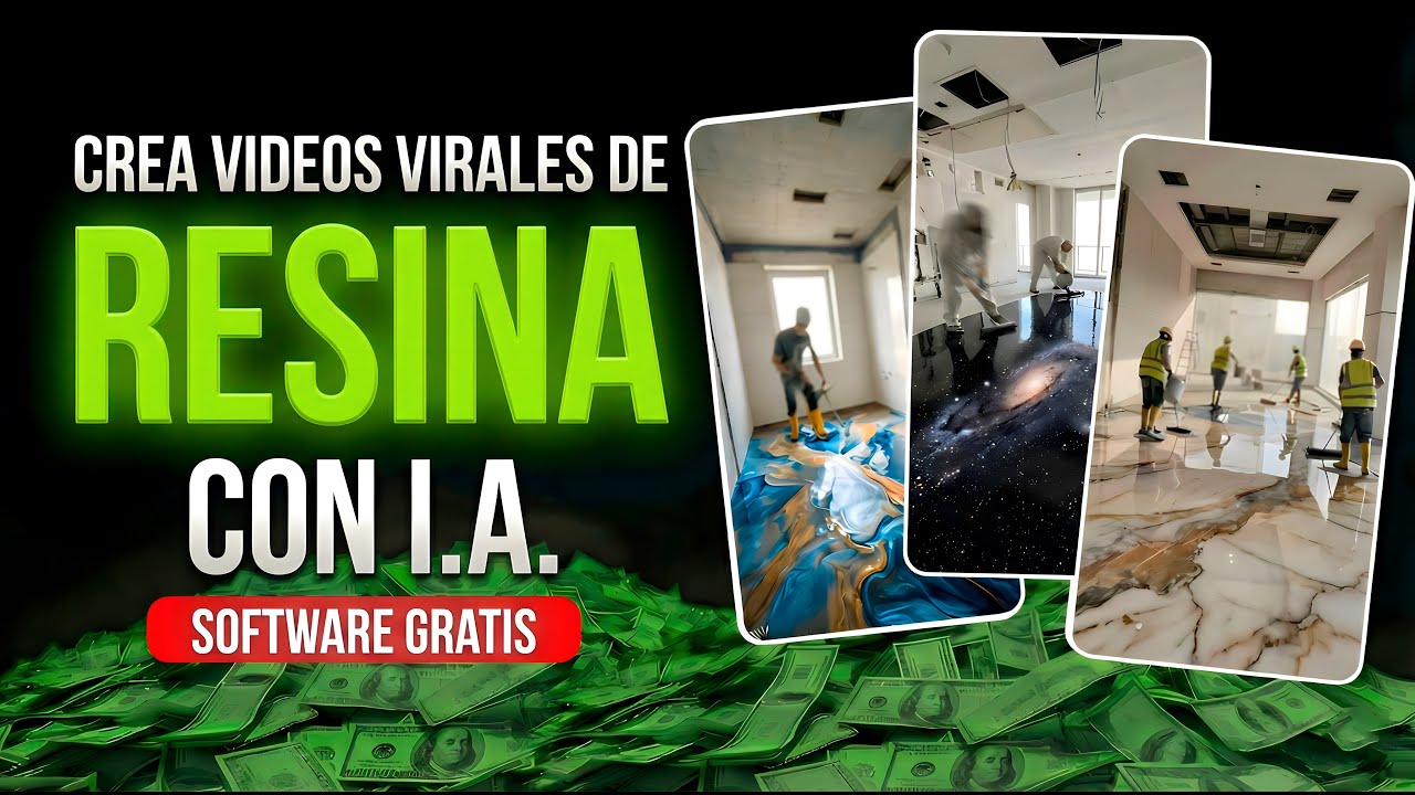 Cómo Crear Videos VIRALES de Pisos Epóxicos con IA (Software GRATIS)