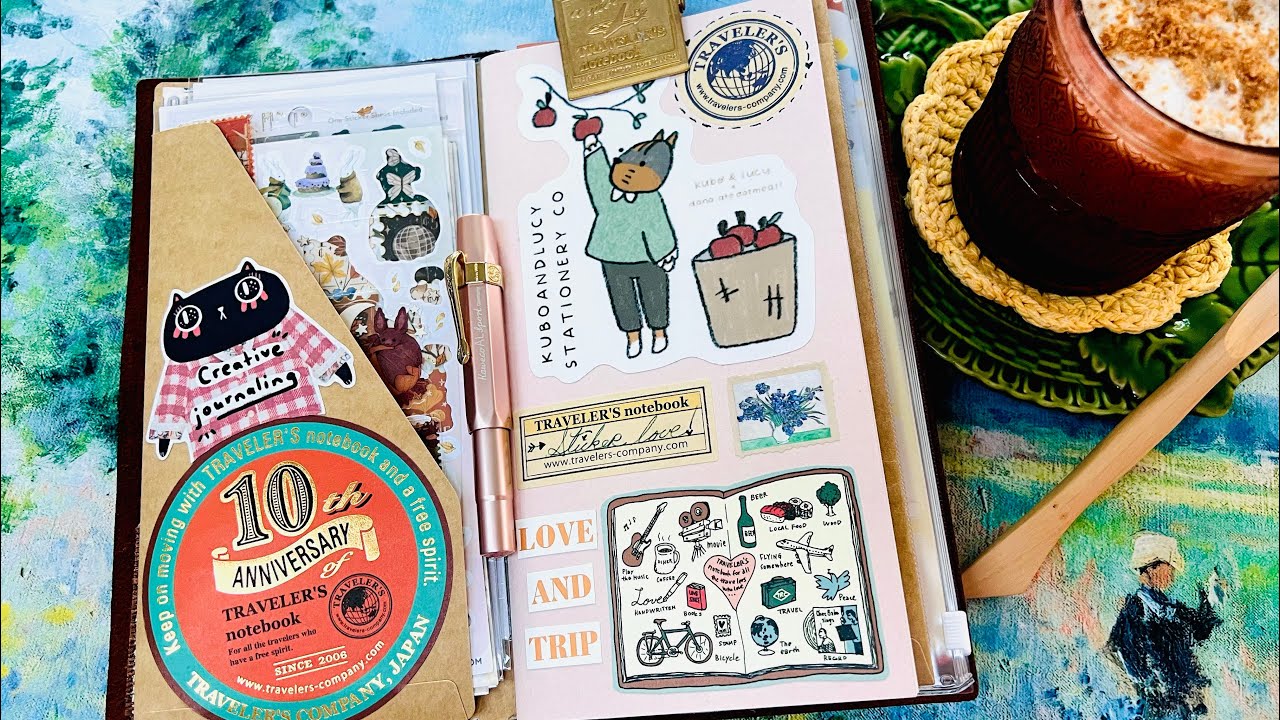 Travelers Company Standard Sticker Notebook . 🩷✅