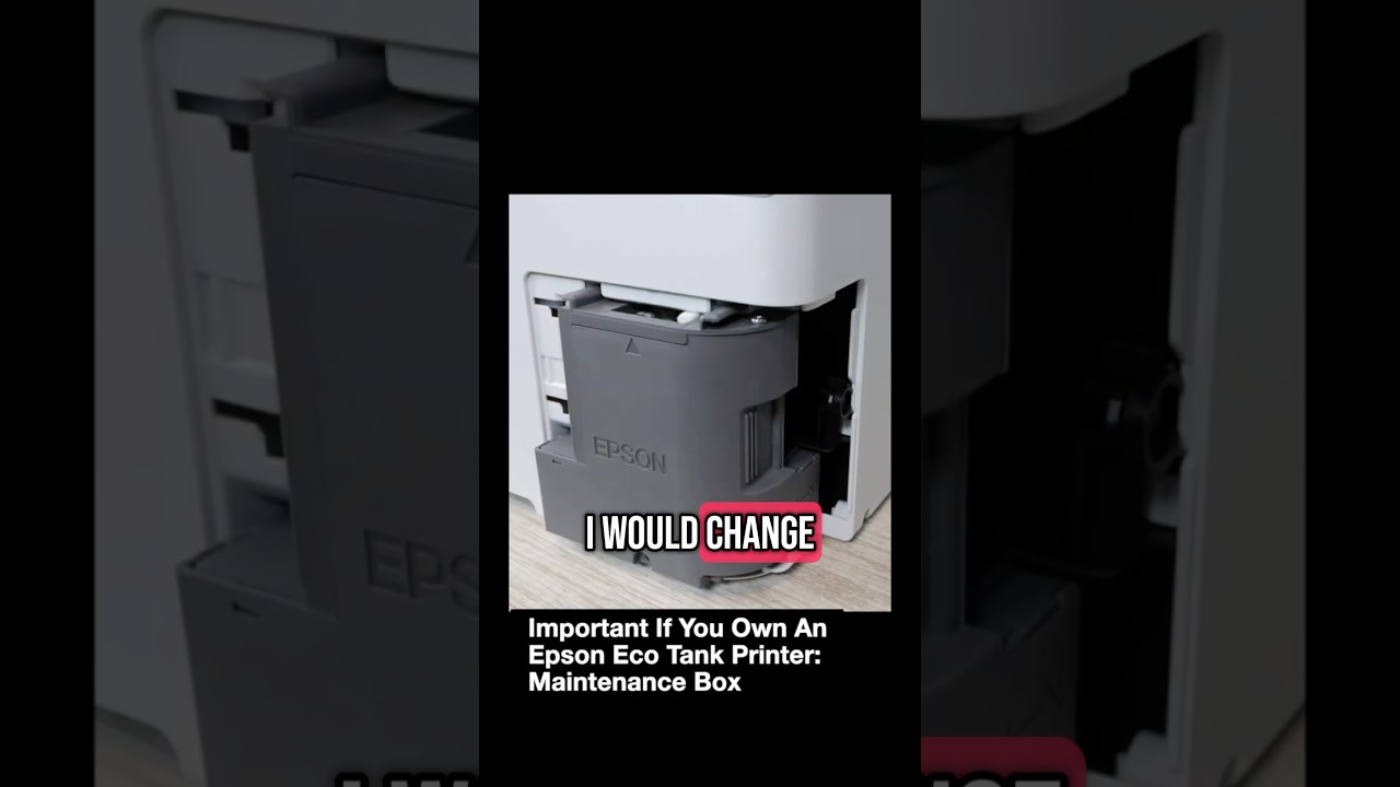 Urgent Epson Eco Tank Printer Maintenance