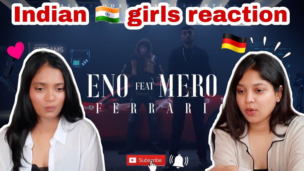 Indian girls🇮🇳reaction at Eno Feat. Mero: Ferrari #eno #mero