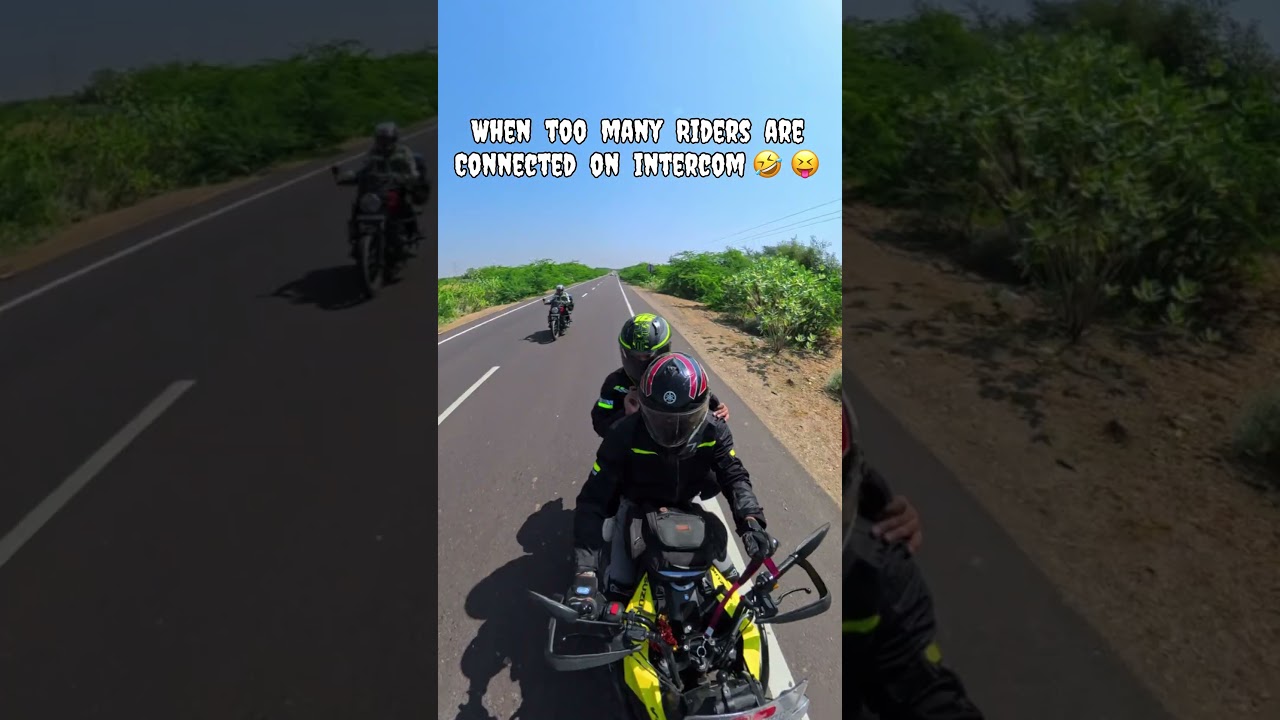When Too Many Riders Connect on Intercom 😝🤣 | Bike Ride Fun Moments | D Star Diary