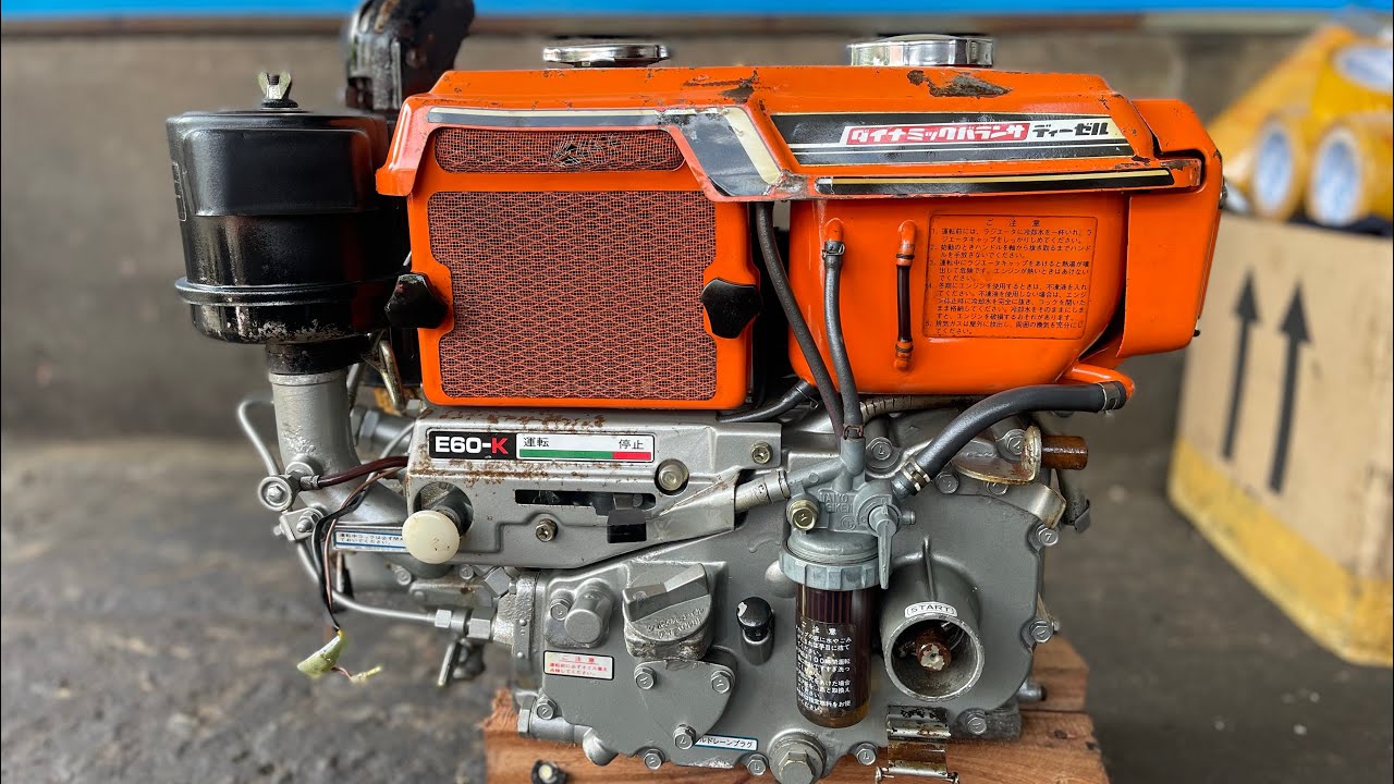 Máy dầu Kubota E60 đẹp, ae sài lh nhé nông ngư cơ Lê Thanh Trà Vinh ship toàn quốc