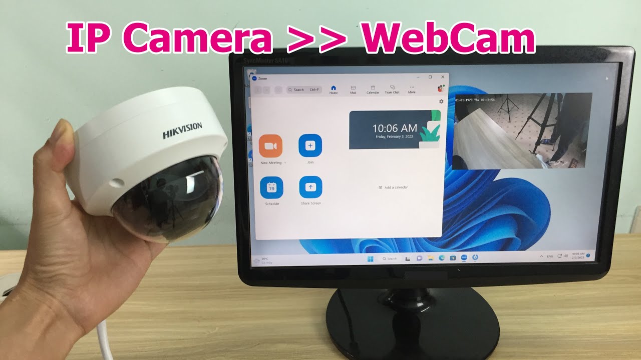 How to turn Hikvision into Webcam