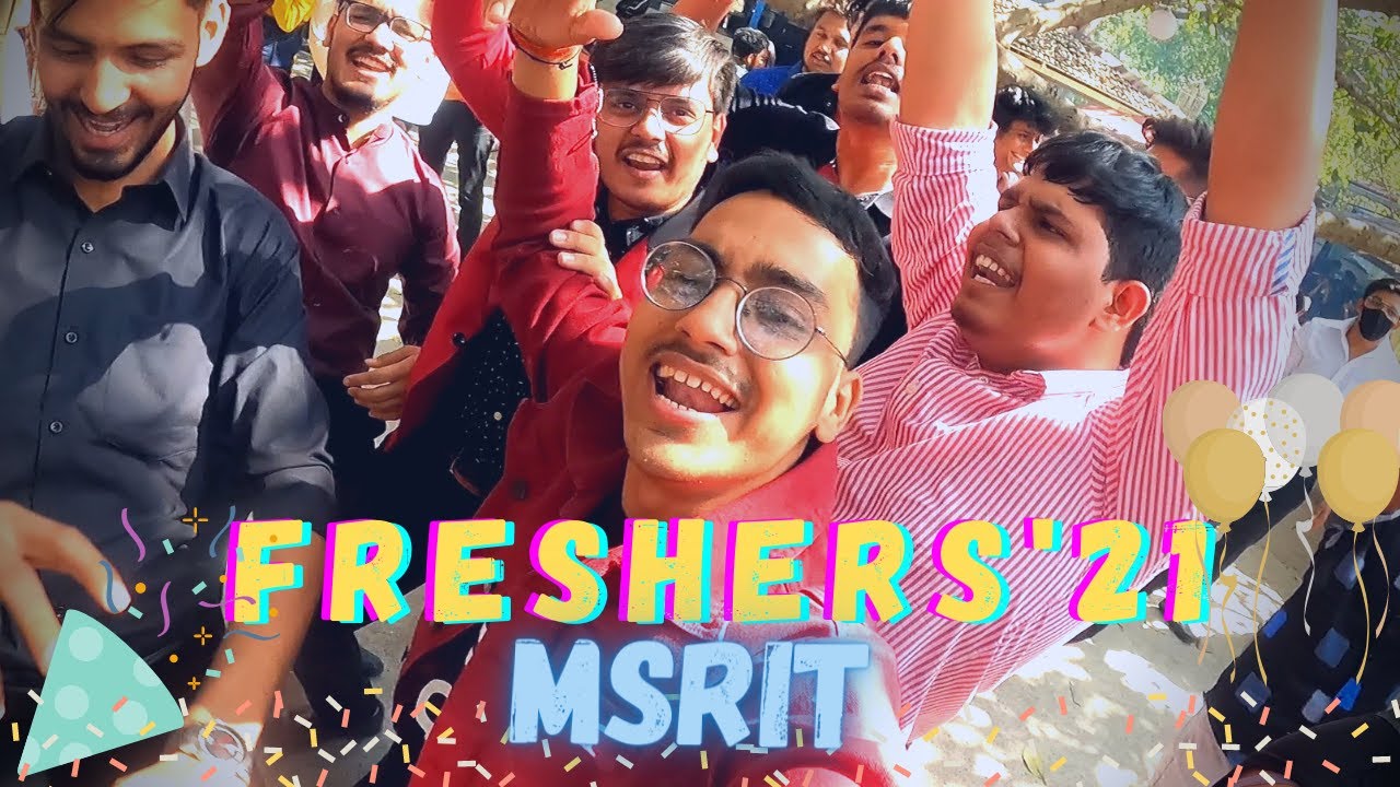 FRESHERS'21🔥🔥 | MSRIT | SETH JI'S VLOG