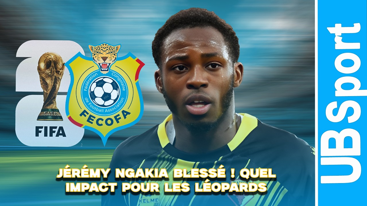 🚨 CHOC : Jérémy Ngakia blessé ! Quel impact pour les Léopards avant la finale de barrage ?
