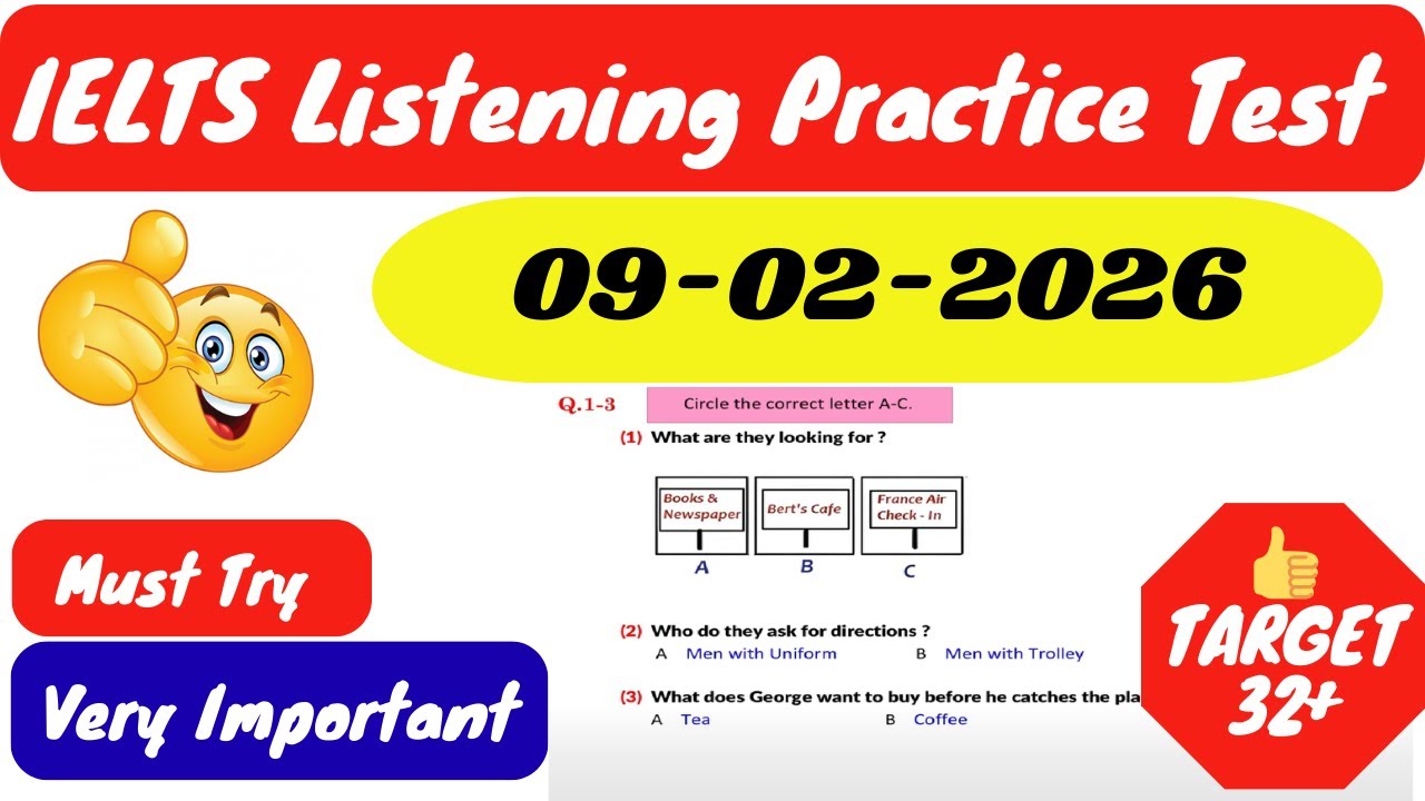 IELTS LISTENING TEST 2026 | IELTS LISTENING PRACTICE TEST WITH ANSWERS 2026