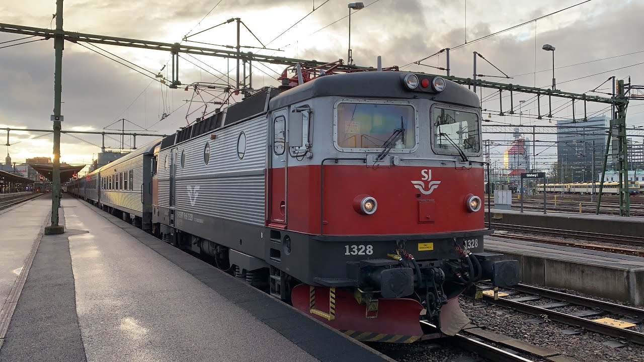 Tågresa Helsingborg - Umeå med bl.a SJ Nattåg