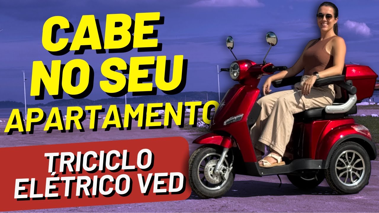 Triciclo elétrico VED! Saiba tudo antes de comprar.