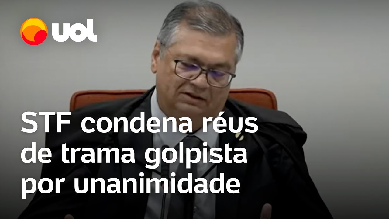 Fl&aacute;vio Dino concorda com maioria e STF condena r&eacute;us de trauma golpista por unanimidade; veja v&iacute;deo