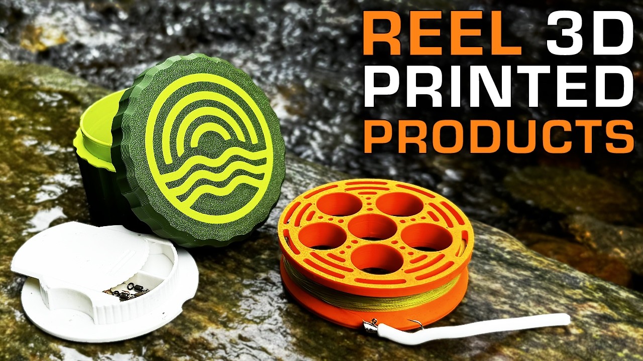 How 3D Printing Reinvented the Fishing Reel | Crystal Creek GoReel | Real 3D Printed Products