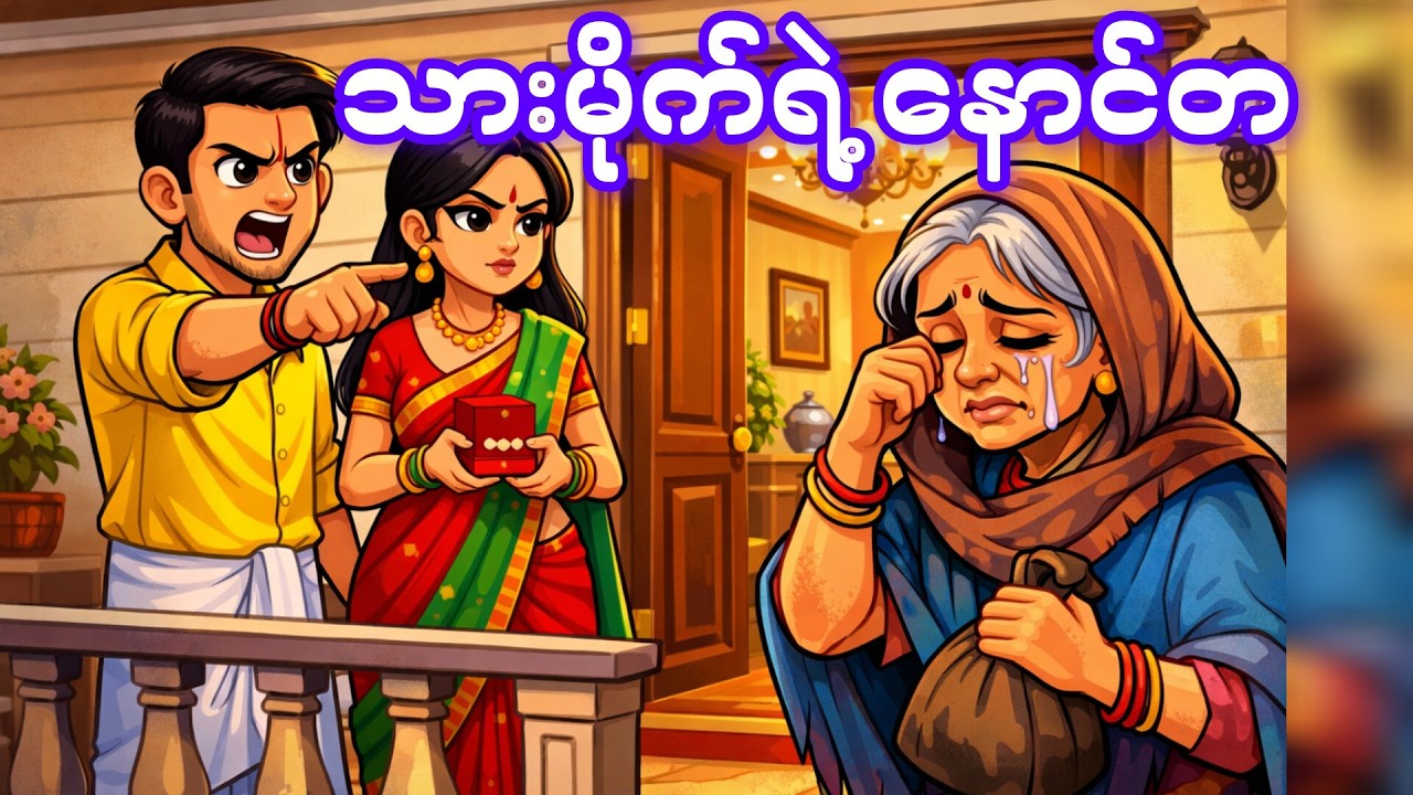 အမေကို အိမ်က နှင်ချတဲ့ သားမိုက်ရဲ့ နောင်တ