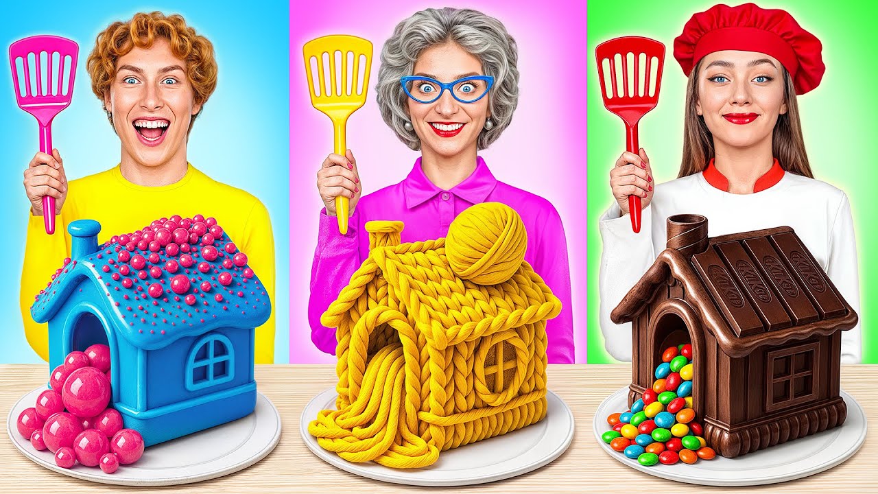 Me vs Grandma Cooking Challenge | Fantastic Kitchen Battle by Candy DO