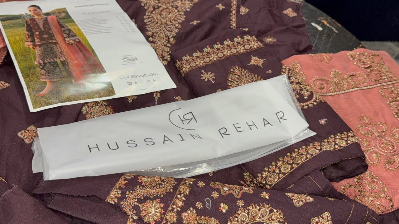Hussain rehar & Sobia Nazir winter shopping haul