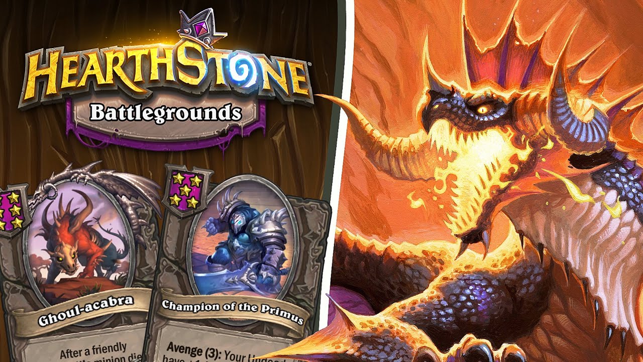 Onyxia's Undead Vengeance! - Hearthstone Battlegrounds Gameplay