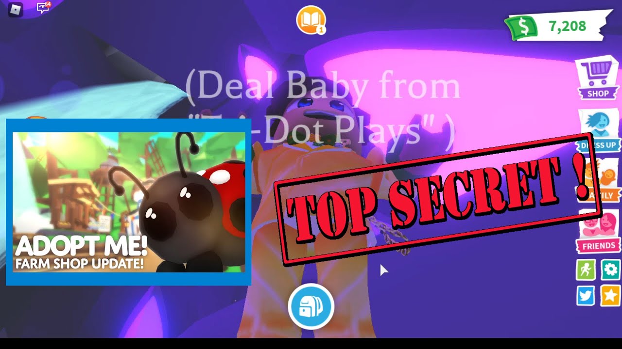 Secret Cave in Adopt Me Farm Shop Update Dream Pets Roblox and Giveaways