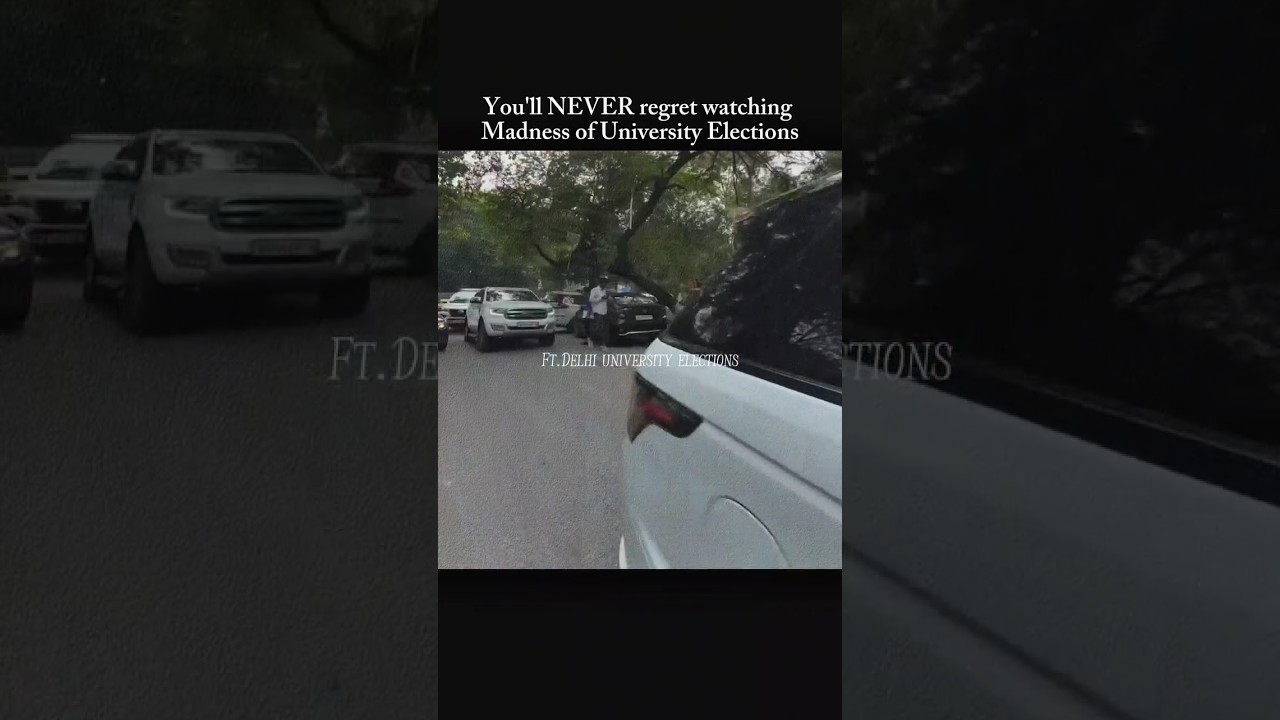 DU Elections🚨☠️| Absolute cinema|#delhiuniversity #cuet2025 #dusu #campaign