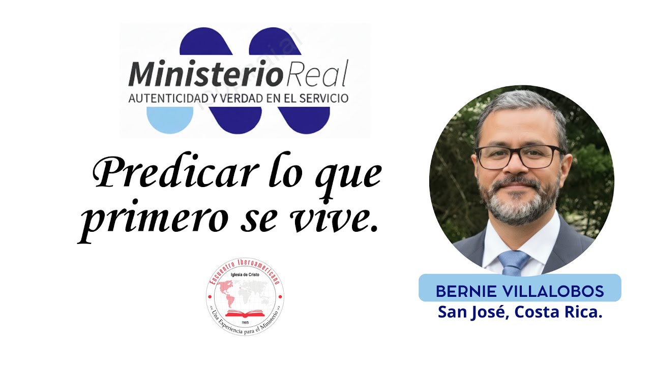 Predicar lo que primero se vive.