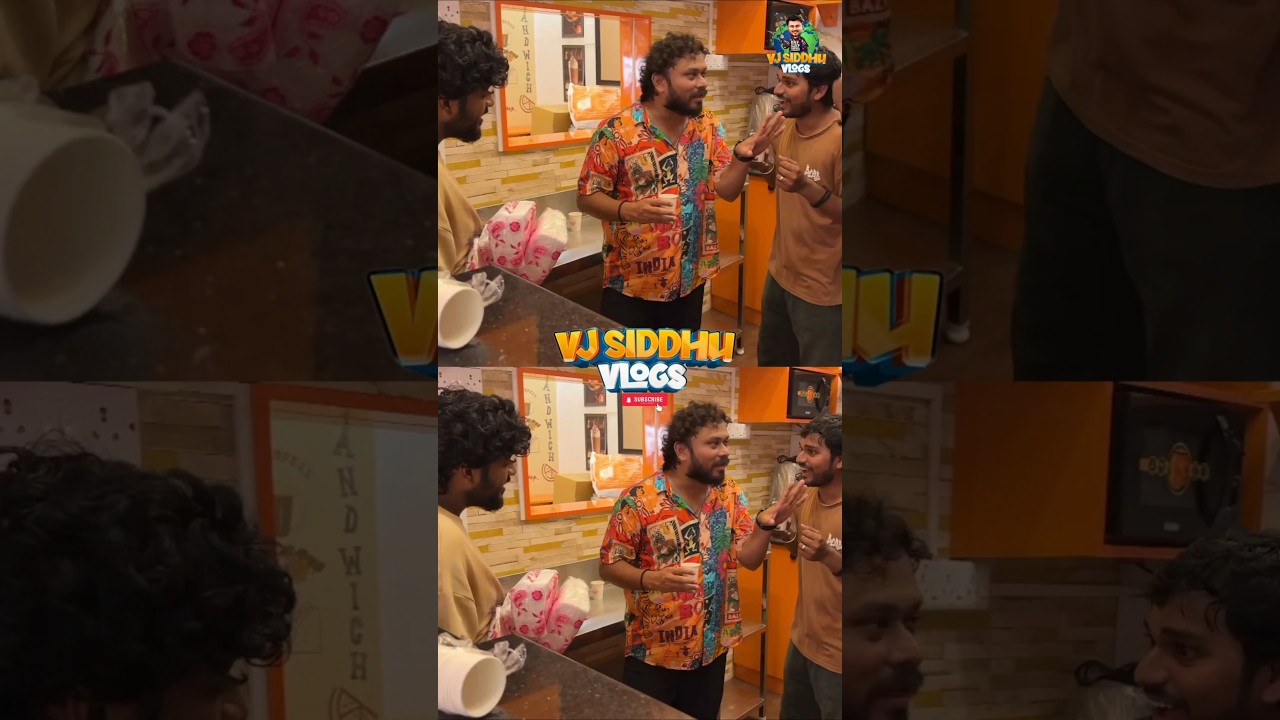 Gillbet cafe👌🏻vj siddhu anna funny talk💢🤣🤯#vjsiddhuvlogs #harshathkhan #vjsiddhu #fun #gillbetcafe