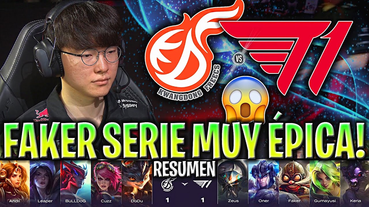 FAKER EN LA SERIE MÁS ÉPICA DE T1 EN LA LCK!😱 - T1 vs KDF Resumen Completo LCK Summer 2024 W2D3