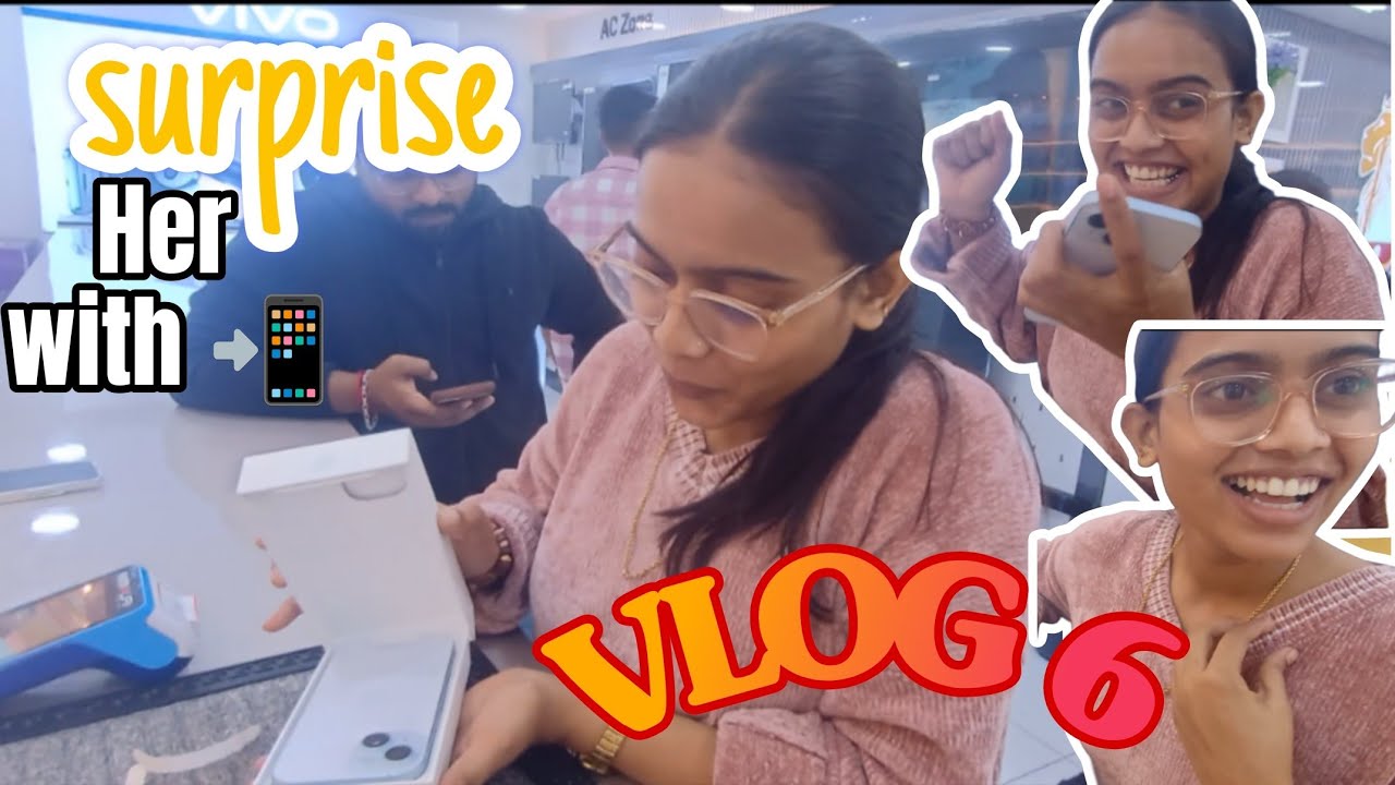  Surprise My Sister With iPhone 15 | Emotional Reaction ❤️| Vlog 6 