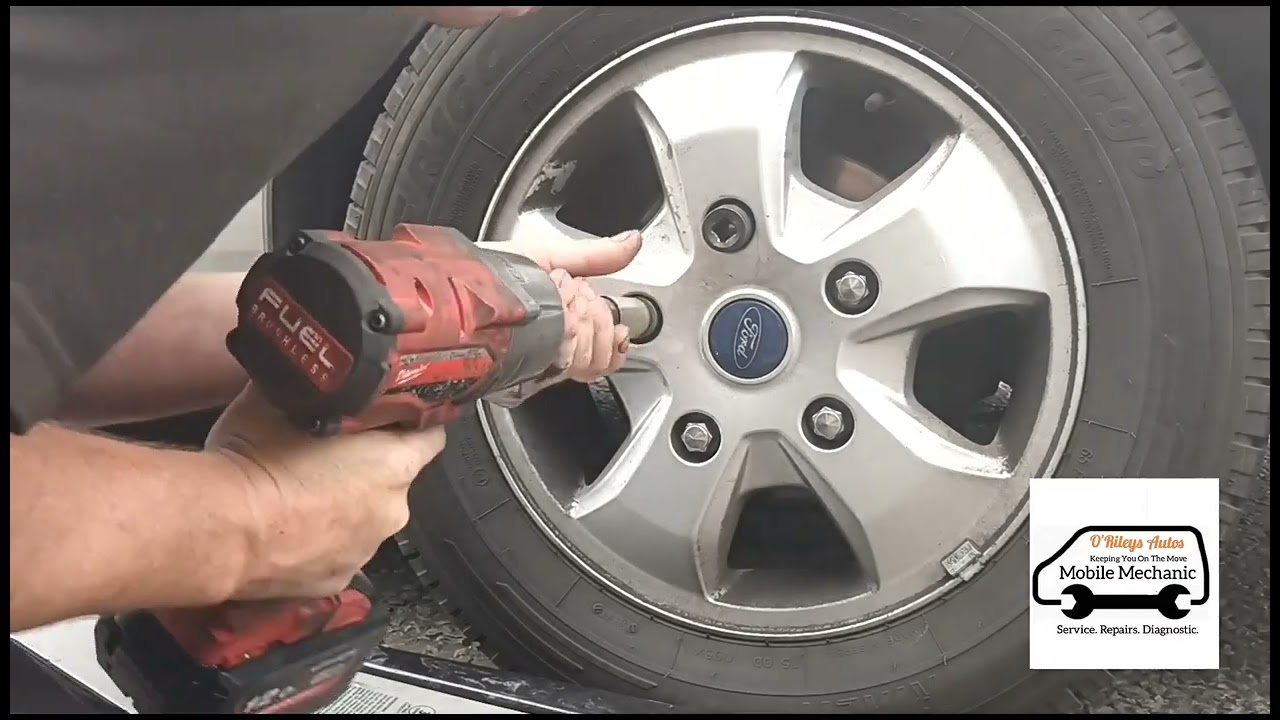 Ford Transit Custom Locking Wheel Nut Removal Using Dynomec XL Kit