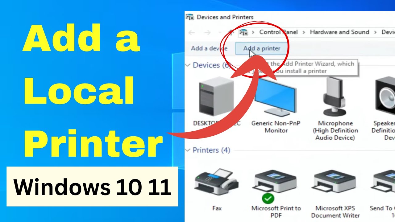 Quick & Easy Way to Add a Local Printer in Windows 10/11