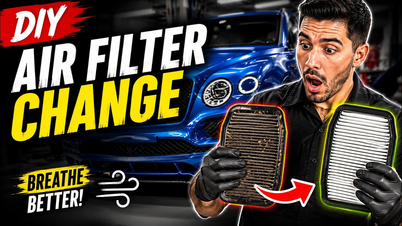 2020 Bentley Bentayga V8 Air Filter Replacement