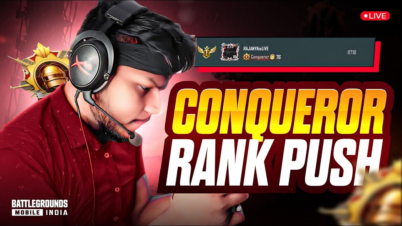 BGMI LIVE 🔴SOLO VS SQUAD DOMINATION | HANDCAM 🔥