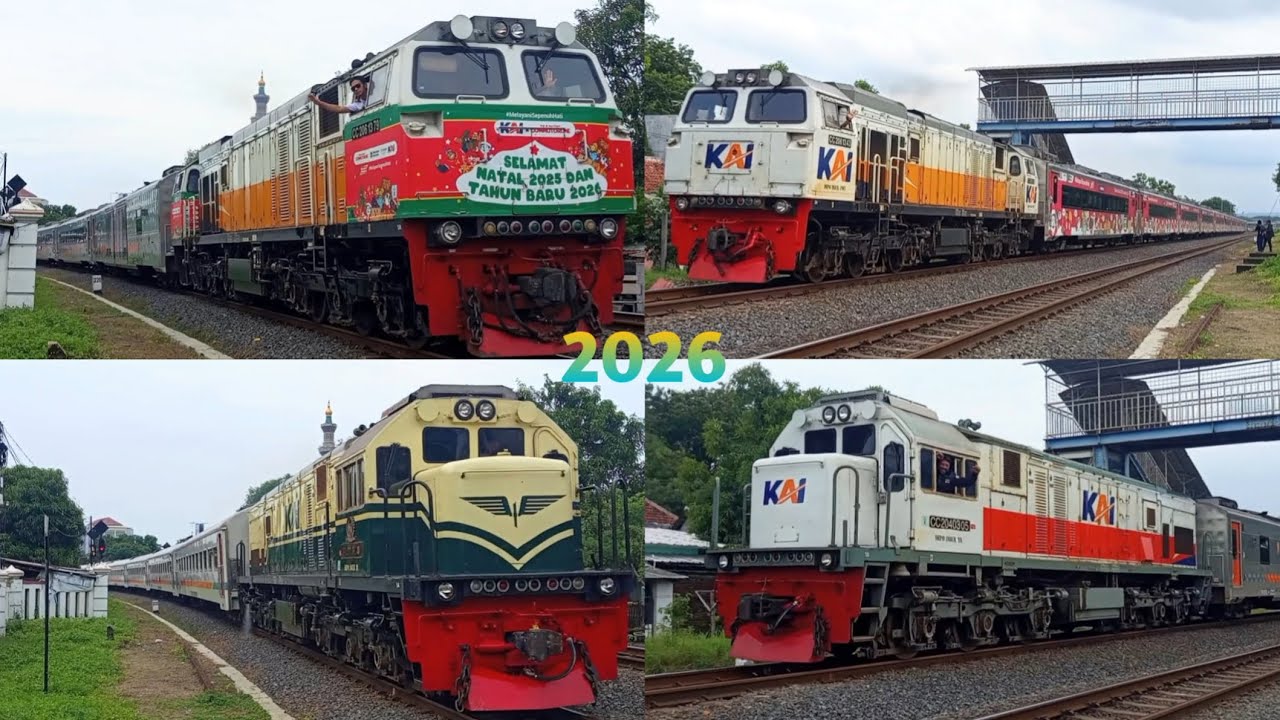 PERDANA HUNTING KERETA API AWAL TAHUN 2026 DI CIREBON KOTA|KELAS ELIT,CAMPURAN & FULL EKONOMI#KAI121