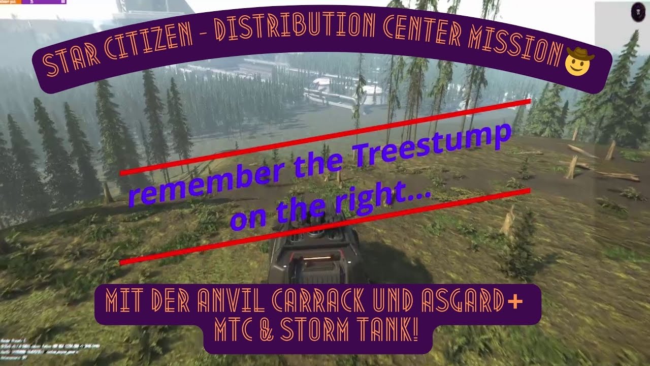 🚀 Star Citizen – Distribution Center Mission mit der Anvil Carrack und Asgard+ MTC & Storm Tank!